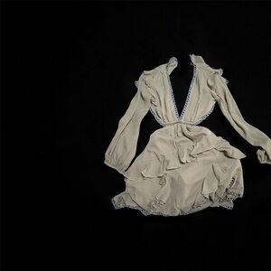 Mint Green Ruffle Dress Top